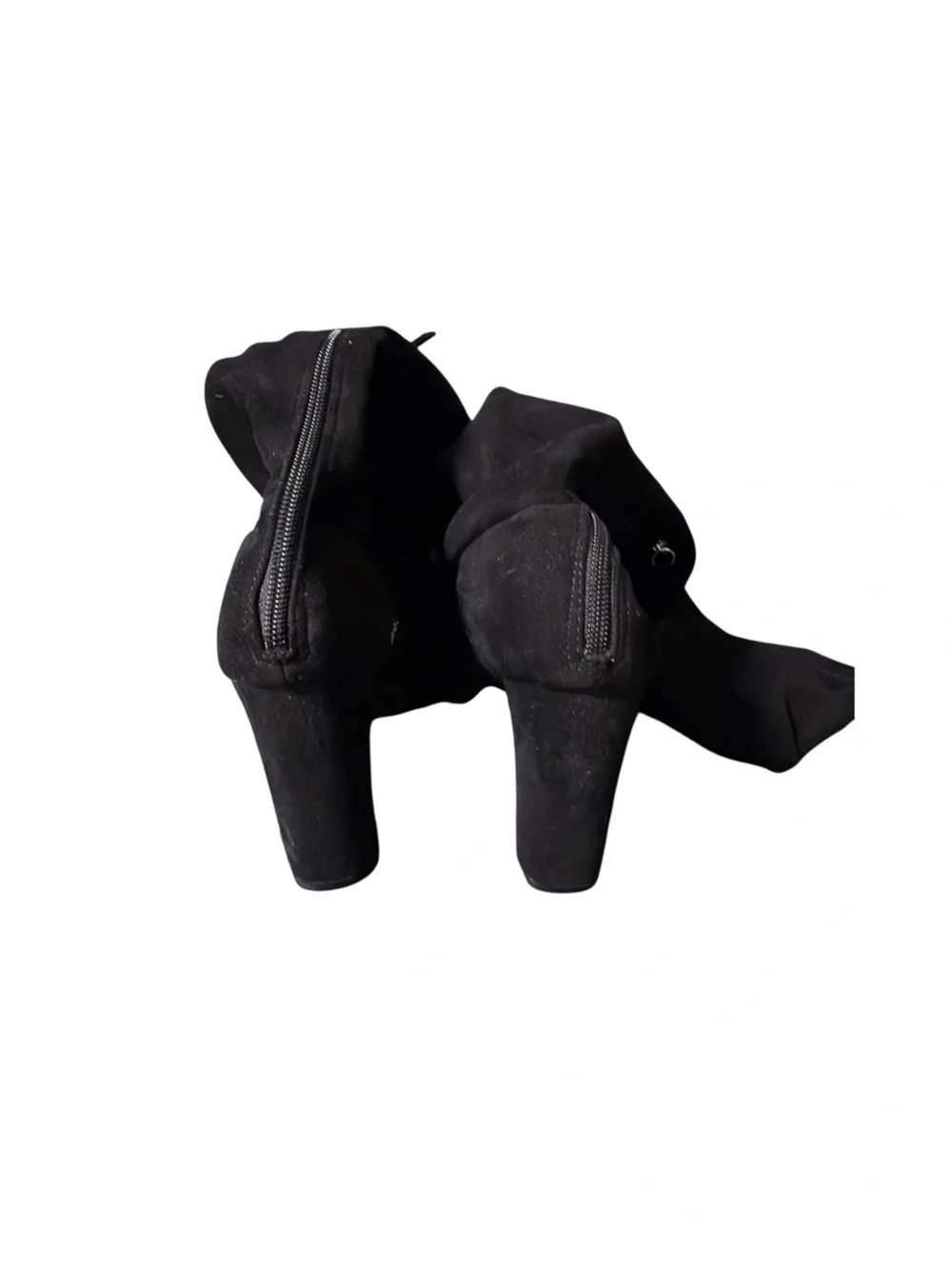 Steve Madden Black Over-the-Knee Stretch Boots Block Heel Women’s Size 8.5